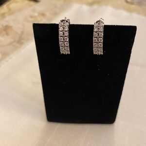 Elegant 925 Sterling Silver Cubic Zirconia Earrings